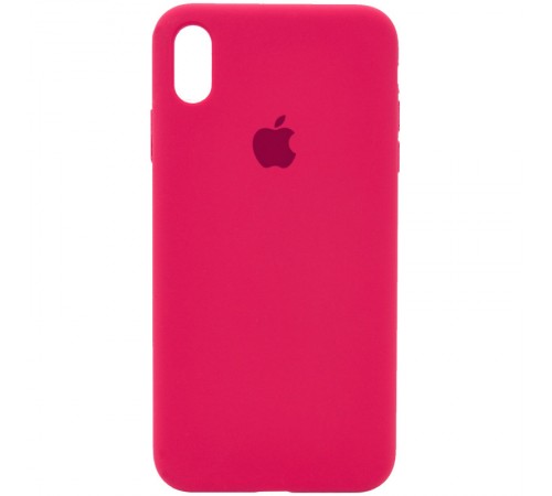 Чохол Silicone Case Full Protective (AA) для Apple iPhone XS Max (6.5") Рожевий / Rose red Чохол Silicone Case Full Protective (AA) для Apple iPhone XS Max (6.5") Рожевий / Rose red