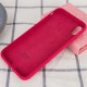 Чохол Silicone Case Full Protective (AA) для Apple iPhone XS Max (6.5") Рожевий / Rose red