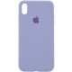 Чохол Silicone Case Full Protective (AA) для Apple iPhone XS Max (6.5") Сірий / Lavender Gray