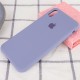 Чохол Silicone Case Full Protective (AA) для Apple iPhone XS Max (6.5") Сірий / Lavender Gray