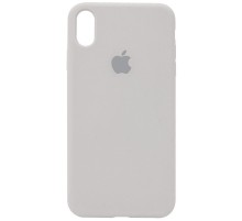 Чохол Silicone Case Full Protective (AA) для Apple iPhone XS Max (6.5") Сірий / Stone