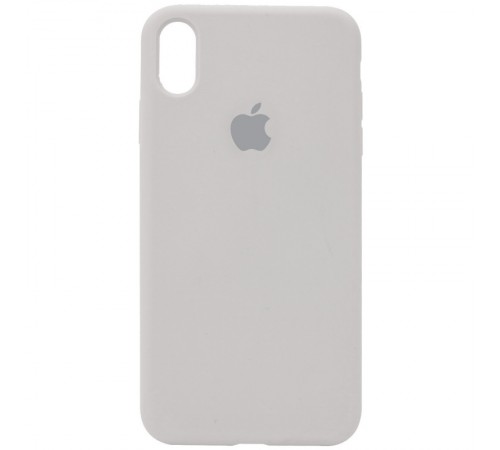 Чохол Silicone Case Full Protective (AA) для Apple iPhone XS Max (6.5") Сірий / Stone Чохол Silicone Case Full Protective (AA) для Apple iPhone XS Max (6.5") Сірий / Stone