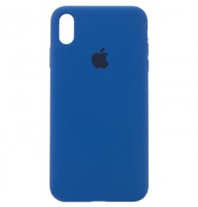 Чохол Silicone Case Full Protective (AA) для Apple iPhone XS Max (6.5") Синій / Navy Blue