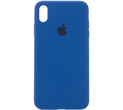 Чохол Silicone Case Full Protective (AA) для Apple iPhone XS Max (6.5") Синій / Navy Blue Чохол Silicone Case Full Protective (AA) для Apple iPhone XS Max (6.5") Синій / Navy Blue