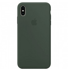 Чохол Silicone Case Full Protective (AA) для Apple iPhone XS Max (6.5") Зелений / Dark green