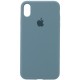 Чохол Silicone Case Full Protective (AA) для Apple iPhone XS Max (6.5") Зелений / Pine green