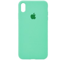 Чохол Silicone Case Full Protective (AA) для Apple iPhone XS Max (6.5") Зелений / Spearmint