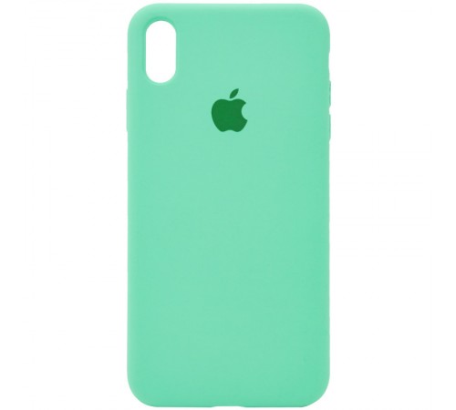 Чохол Silicone Case Full Protective (AA) для Apple iPhone XS Max (6.5") Зелений / Spearmint Чохол Silicone Case Full Protective (AA) для Apple iPhone XS Max (6.5") Зелений / Spearmint