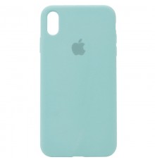 Чохол Silicone Case Full Protective (AA) для Apple iPhone XS Max (6.5") Бірюзовий / Light blue