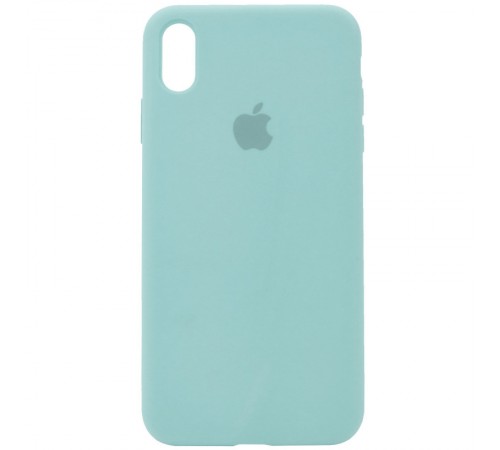 Чохол Silicone Case Full Protective (AA) для Apple iPhone XS Max (6.5") Бірюзовий / Light blue Чохол Silicone Case Full Protective (AA) для Apple iPhone XS Max (6.5") Бірюзовий / Light blue