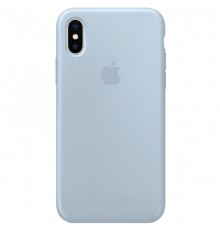 Чохол Silicone Case Full Protective (AA) для Apple iPhone XS Max (6.5") Блакитний / Mist blue