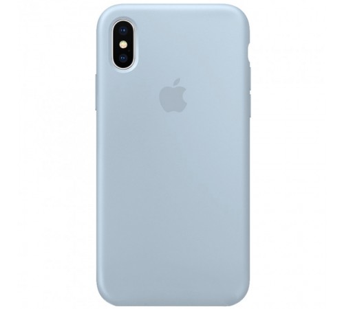 Чохол Silicone Case Full Protective (AA) для Apple iPhone XS Max (6.5") Блакитний / Mist blue Чохол Silicone Case Full Protective (AA) для Apple iPhone XS Max (6.5") Блакитний / Mist blue