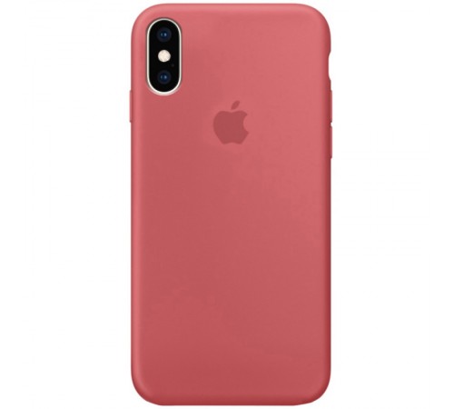 Чохол Silicone Case Full Protective (AA) для Apple iPhone XS Max (6.5") Червоний / Camellia Чохол Silicone Case Full Protective (AA) для Apple iPhone XS Max (6.5") Червоний / Camellia