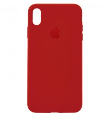 Чохол Silicone Case Full Protective (AA) для Apple iPhone XS Max (6.5") Червоний / Dark Red