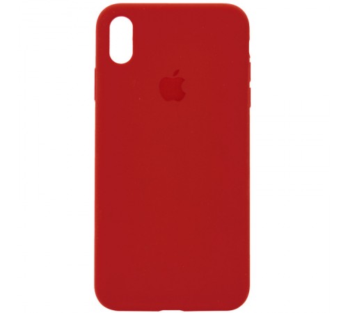 Чохол Silicone Case Full Protective (AA) для Apple iPhone XS Max (6.5") Червоний / Dark Red Чохол Silicone Case Full Protective (AA) для Apple iPhone XS Max (6.5") Червоний / Dark Red