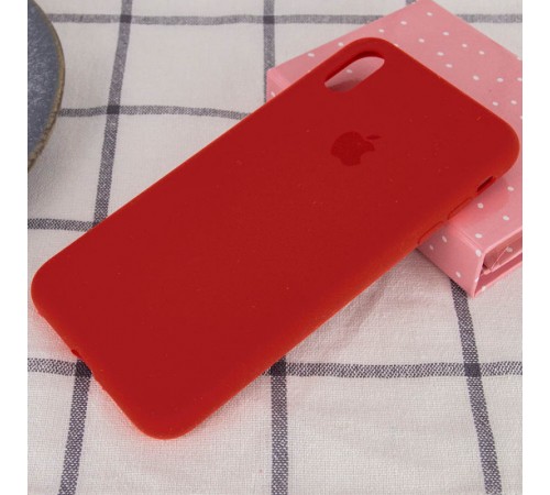 Чохол Silicone Case Full Protective (AA) для Apple iPhone XS Max (6.5") Червоний / Dark Red Чохол Silicone Case Full Protective (AA) для Apple iPhone XS Max (6.5") Червоний / Dark Red