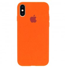 Чохол Silicone Case Full Protective (AA) для Apple iPhone XS Max (6.5") Помаранчевий / Apricot