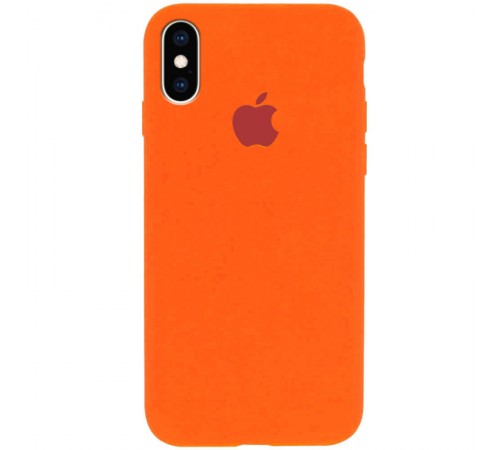 Чохол Silicone Case Full Protective (AA) для Apple iPhone XS Max (6.5") Помаранчевий / Apricot Чохол Silicone Case Full Protective (AA) для Apple iPhone XS Max (6.5") Помаранчевий / Apricot