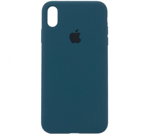 Чохол Silicone Case Full Protective (AA) для Apple iPhone XS Max (6.5") Синій / Cosmos blue Чохол Silicone Case Full Protective (AA) для Apple iPhone XS Max (6.5") Синій / Cosmos blue