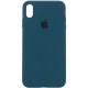 Чохол Silicone Case Full Protective (AA) для Apple iPhone XS Max (6.5") Синій / Cosmos blue