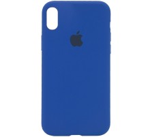 Чохол Silicone Case Full Protective (AA) для Apple iPhone XS Max (6.5") Синій / Royal blue