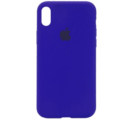 Чохол Silicone Case Full Protective (AA) для Apple iPhone XS Max (6.5") Синій / Shiny blue Чохол Silicone Case Full Protective (AA) для Apple iPhone XS Max (6.5") Синій / Shiny blue
