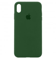 Чохол Silicone Case Full Protective (AA) для Apple iPhone XS Max (6.5") Зелений / Army green
