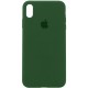 Чохол Silicone Case Full Protective (AA) для Apple iPhone XS Max (6.5") Зелений / Army green