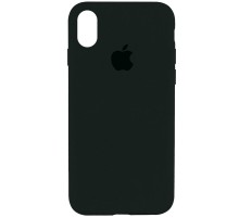 Чохол Silicone Case Full Protective (AA) для Apple iPhone XS Max (6.5") Зелений / Black Green