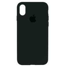 Чохол Silicone Case Full Protective (AA) для Apple iPhone XS Max (6.5") Зелений / Black Green
