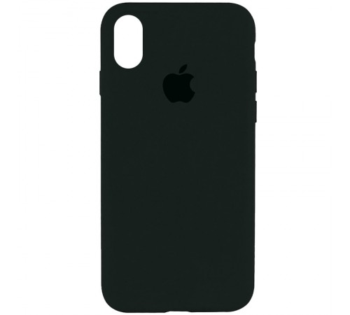 Чохол Silicone Case Full Protective (AA) для Apple iPhone XS Max (6.5") Зелений / Black Green Чохол Silicone Case Full Protective (AA) для Apple iPhone XS Max (6.5") Зелений / Black Green