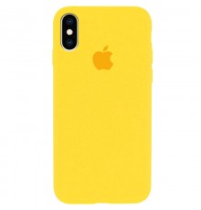 Чохол Silicone Case Full Protective (AA) для Apple iPhone XS Max (6.5") Жовтий / Canary Yellow
