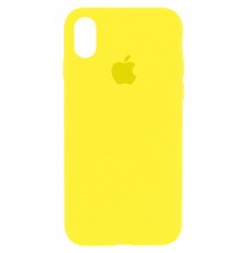 Чохол Silicone Case Full Protective (AA) для Apple iPhone XS Max (6.5") Жовтий / Neon Yellow
