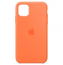 Чохол Silicone Case Full Protective (AA) для Apple iPhone 11 (6.1") Помаранчевий / Vitamin C