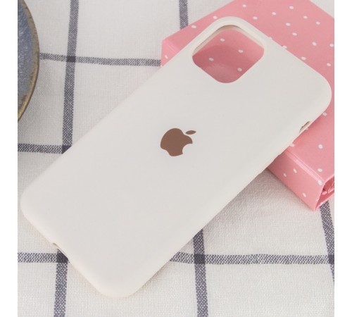Чохол Silicone Case Full Protective (AA) для Apple iPhone 11 (6.1") Бежевий / Creamy White Чохол Silicone Case Full Protective (AA) для Apple iPhone 11 (6.1") Бежевий / Creamy White