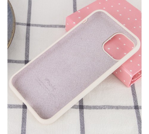 Чохол Silicone Case Full Protective (AA) для Apple iPhone 11 (6.1") Бежевий / Creamy White Чохол Silicone Case Full Protective (AA) для Apple iPhone 11 (6.1") Бежевий / Creamy White