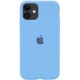 Чохол Silicone Case Full Protective (AA) для Apple iPhone 11 (6.1") Блакитний / Cornflower