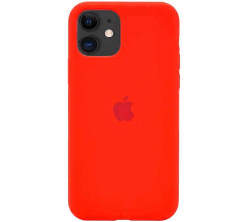 Чохол Silicone Case Full Protective (AA) для Apple iPhone 11 (6.1") Червоний / Red Чохол Silicone Case Full Protective (AA) для Apple iPhone 11 (6.1") Червоний / Red