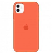 Чохол Silicone Case Full Protective (AA) для Apple iPhone 11 (6.1") Помаранчевий / Nectraine