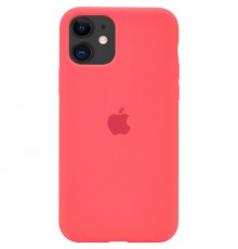 Чохол Silicone Case Full Protective (AA) для Apple iPhone 11 (6.1") Рожевий / Flamingo