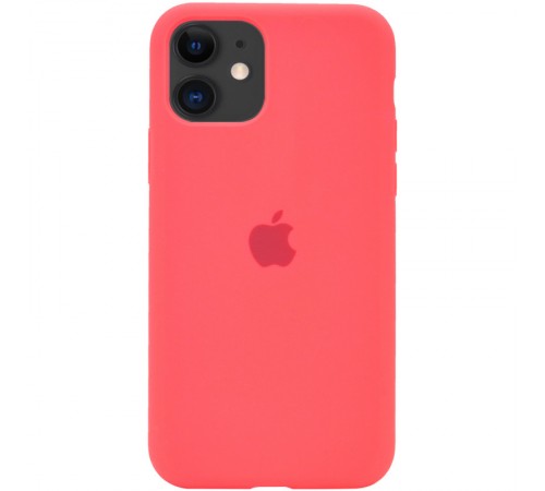 Чохол Silicone Case Full Protective (AA) для Apple iPhone 11 (6.1") Рожевий / Flamingo Чохол Silicone Case Full Protective (AA) для Apple iPhone 11 (6.1") Рожевий / Flamingo