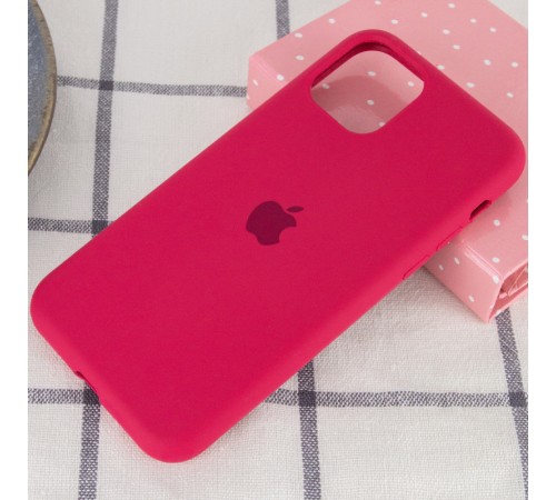 Чохол Silicone Case Full Protective (AA) для Apple iPhone 11 (6.1") Рожевий / Rose red Чохол Silicone Case Full Protective (AA) для Apple iPhone 11 (6.1") Рожевий / Rose red