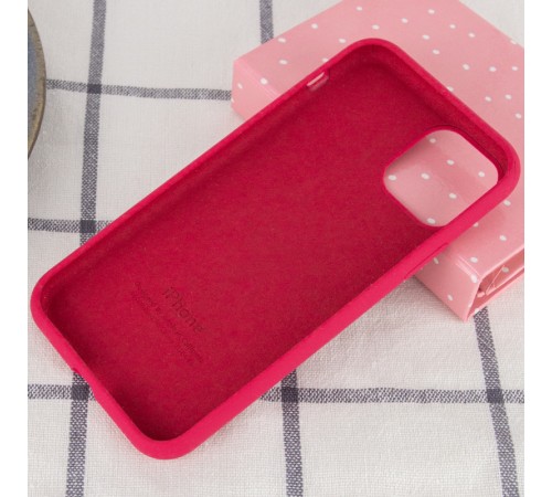 Чохол Silicone Case Full Protective (AA) для Apple iPhone 11 (6.1") Рожевий / Rose red Чохол Silicone Case Full Protective (AA) для Apple iPhone 11 (6.1") Рожевий / Rose red