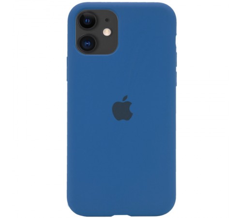 Чохол Silicone Case Full Protective (AA) для Apple iPhone 11 (6.1") Синій / Navy Blue Чохол Silicone Case Full Protective (AA) для Apple iPhone 11 (6.1") Синій / Navy Blue