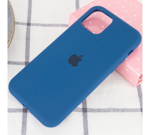 Чохол Silicone Case Full Protective (AA) для Apple iPhone 11 (6.1") Синій / Navy Blue Чохол Silicone Case Full Protective (AA) для Apple iPhone 11 (6.1") Синій / Navy Blue
