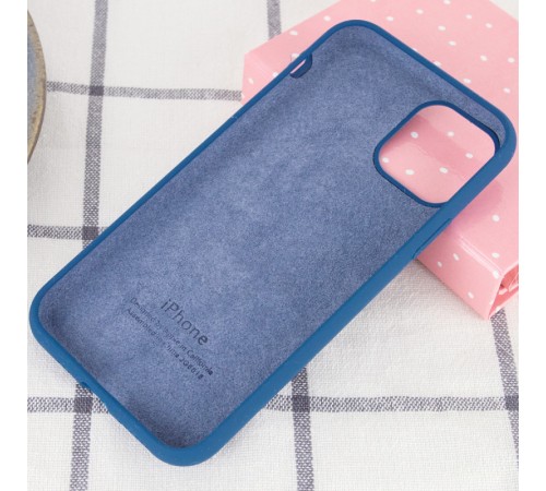 Чохол Silicone Case Full Protective (AA) для Apple iPhone 11 (6.1") Синій / Navy Blue Чохол Silicone Case Full Protective (AA) для Apple iPhone 11 (6.1") Синій / Navy Blue