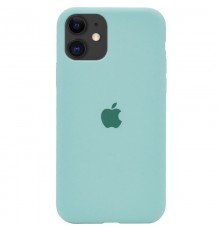 Чохол Silicone Case Full Protective (AA) для Apple iPhone 11 (6.1") Бірюзовий / Light blue