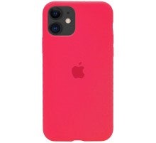 Чохол Silicone Case Full Protective (AA) для Apple iPhone 11 (6.1") Рожевий / Hot Pink