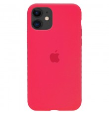 Чохол Silicone Case Full Protective (AA) для Apple iPhone 11 (6.1") Рожевий / Hot Pink