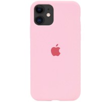 Чохол Silicone Case Full Protective (AA) для Apple iPhone 11 (6.1") Рожевий / Light pink